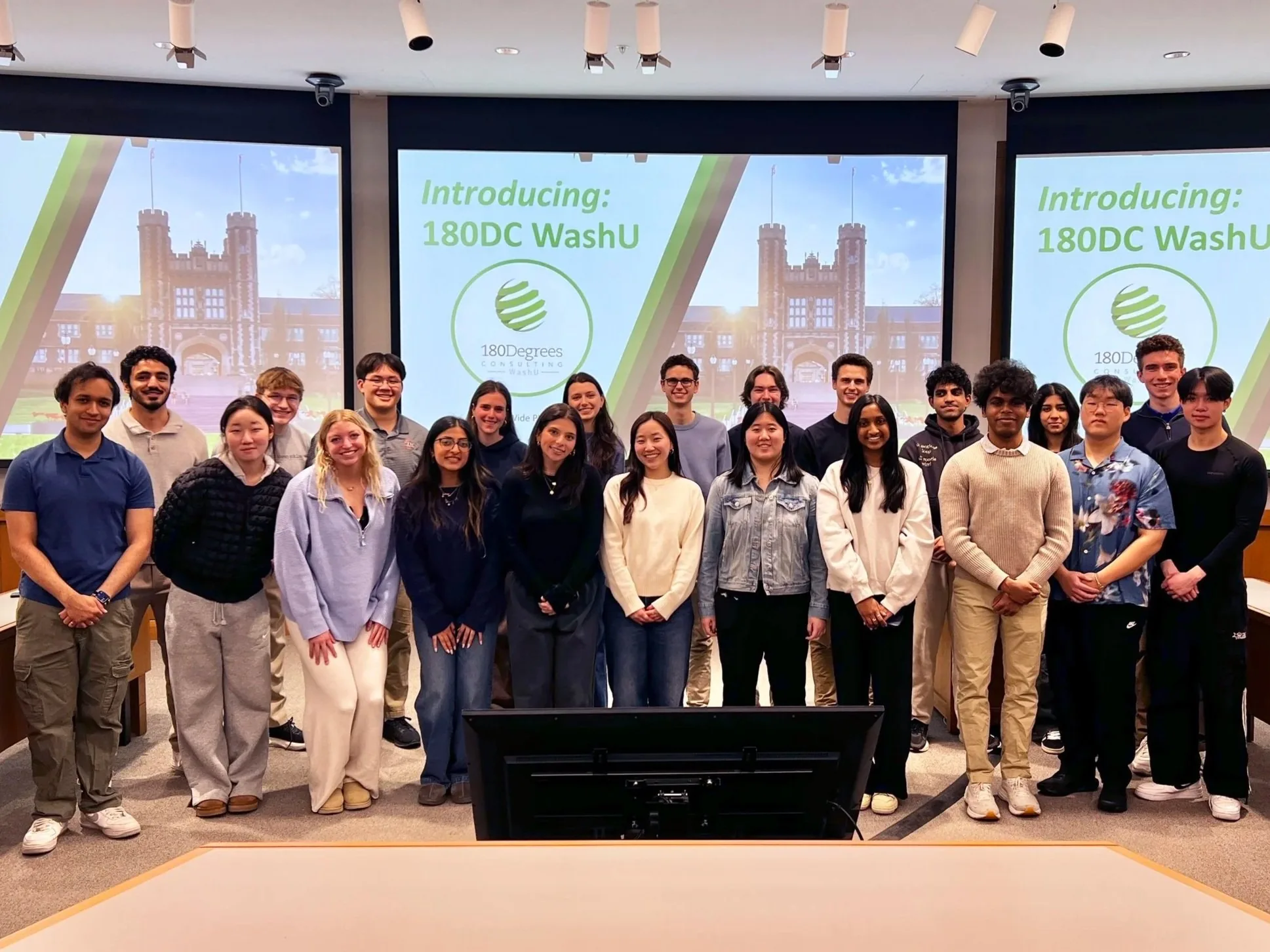 Members of 180 Degrees Consulting WashU